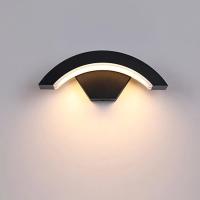 GOECO Luz Exterior Moderna 24W IP65 3000K Luz Caliente Negro 220V Iluminación Nórdica - details 1
