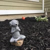 Estatua de Yoga para Perros Buda Meditación Resina Decoración Exquisita para el Hogar Adorno de Jardín Artesanía de Arte de Pieza Novelty Gifts - details 8