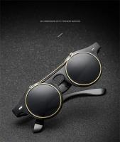 Retro Lid Hombres y Mujeres, Gafas de Sol Redondas con Montura Pequeña, Conducir, para Verano - details 11