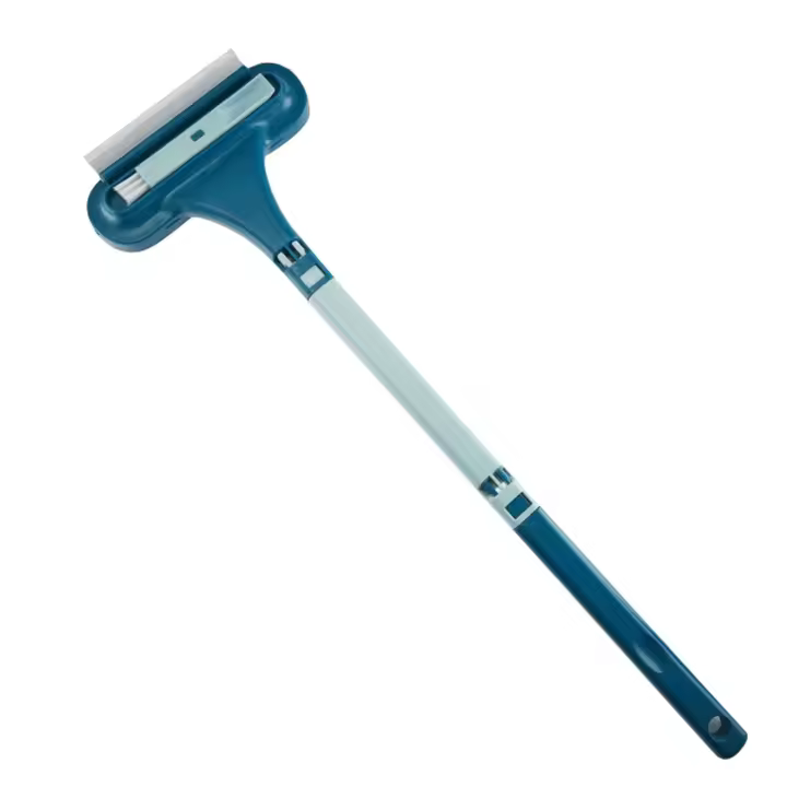 Cepillo de ventana 2 en 1 para lavavajillas de cocina, limpieza de vidrio, inodoro, limpiador de dientes de malla extensible de doble cara - 1