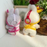 Traje de baño de flores tejidas a mano con gancho a mano para muñecas Labubu - details 6