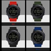 Reloj electrónico deportivo multifunción para hombre, deportivo militar, resistente al agua, luminoso, LED, Digital, con esfera grande, para estudiantes - details 7