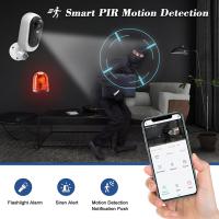 Vicohome-cámara de seguridad alimentada por batería para exteriores, cámara de vigilancia IP de 2MP, WIFI, alta calidad - details 4