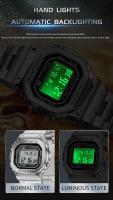 Reloj Digital de Moda para Hombres SANDA 2162 Funcionalidad Multifuncional Resistente al Agua - details 4