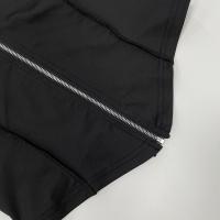 Conjunto de Top Corto Ajustado sin Cuello con Cremallera de Color Sólido para Mujer Primavera/Verano 2025 y Shorts Ajustados de Cintura Alta. - details 11