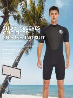 Conjunto Corto De Neopreno De 3 Mm Para Snorkel Profesional Masculino, Protección Cálida Y antimedusas Para Deportes Acuáticos - details 2