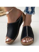 Sandalias de Verano Deslizables para Mujer Zapatillas de Pisa Casuales con Tacón de Cuña para Caminatas y Fiestas - details 15