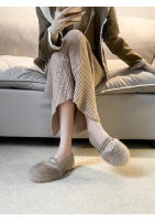 Mary Jane, zapatos esponjosos para mujer en invierno, zapatos de gorro, zapatos de algodón de terciopelo. - details 20