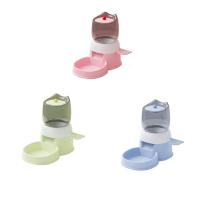 Fuente de agua de gran capacidad, cuenco con separación en seco y húmedo, fuente de agua, alimentador automático para mascotas, dispensador de comida para perros desmontable - details 1