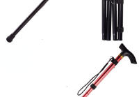 Bastones de senderismo multifunción, bastones de senderismo plegables, ultraligeros, ajustables, telescópicos - details 14