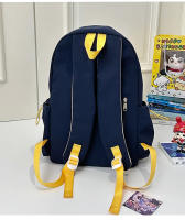 Mochila coreana simple de color sólido con alfabeto para estudiantes, mochila ligera de gran capacidad para viajes, mochila informal versátil - details 44