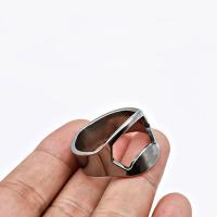Abridor de botellas de cerveza portátil para el hogar y la vida, removedor de tapa de frascos, diseño de anillo de dedo, acero inoxidable, 1/3 piezas - details 7