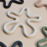 Armarios de silicona resistentes al calor, diseño geométrico antideslizante para mesas de cocina - details 0
