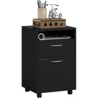 Mueble de Oficina Móvil con Cajón y Gabinete Soporte de Impresora con Ruedas Tamaño 40x35x60 cm - details 9