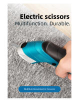 Tijeras Eléctricas Inalámbricas Recargables 3.6V para Costura y Corte de Tela con 2 Cuchillas Herramientas de Corte para PVC Cuero Terciopelo - details 0