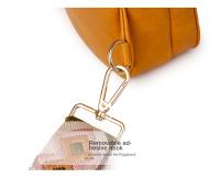 Riñonera de cuero PU para mujer, bolso de pecho sencillo de estilo bohemio para mujer, bolso de hombro deportivo Retro occidental de gran capacidad para ciclismo - details 6