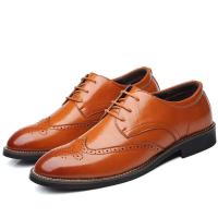 Derby Italy Mocassin Shoos ropa formal para hombre de alta calidad Zapatos de cuero Oxford Block - details 11