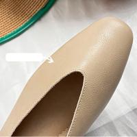 Mary Jane-zapatos planos informales para mujer, calzado de tacón bajo, suela blanda - details 6