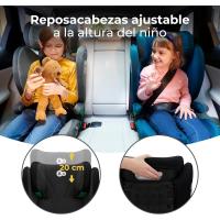 Silla coche Isofix, Silla coche para bebé y niños, Cinturón, Universal, Grupo 2/3, de 15 a 36 kg, Negro - details 5