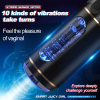 Masturbador masculino automático, juguete Sexual de bolsillo para adultos, con vibrador, succión de empuje - details 2