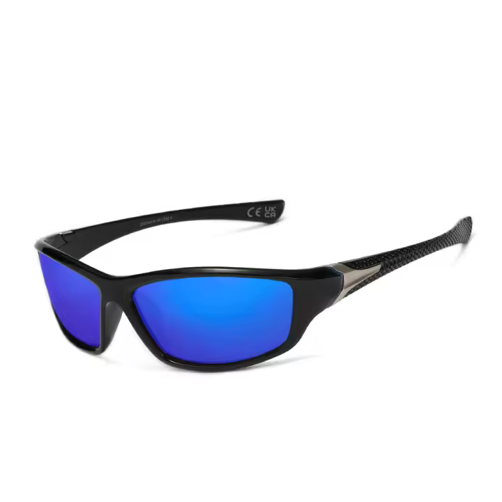 KINGSEVEN-gafas de sol polarizadas con protección UV400 para hombre y mujer, lentes de espejo, deportivas, clásicas, TR90 - 1