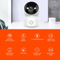 Tuya WIFI IP CamaraOne-Touch llamada Monitor de bebé 5MP WiFi inteligente cámara PTZ seguimiento automático 10X Zoom cámaras de vigilancia CCTV - details 1