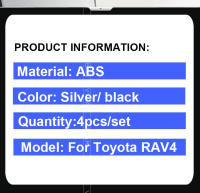 Accesorios de Luz Trasera para Toyota RAV4 XA50 2 Marco ABS Cromado - Modificación Exterior de Alta Gama - details 1