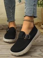 Zapatos Casuales para Mujer Slip-Ons, Transpirables y Cómodos Zapatos Deportivos, Versátiles para Caminar sobre Suela Suave - details 2