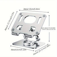 Soporte plegable para tableta con rotación de 360 °, accesorio ajustable de aluminio para teléfono, de 4,7 a 12 pulgadas, para IPad MiPad MatePad Tab - details 10