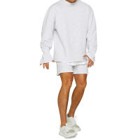 Traje de entrenamiento deportivo para hombre, sudadera con capucha, pantalones cortos para correr, camisa de manga larga - details 19