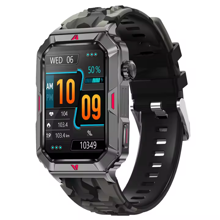 Reloj inteligente Bluetooth de 1,57 pulgadas, rastreador de actividad de más de 100 modos deportivos para Android iOS - 1