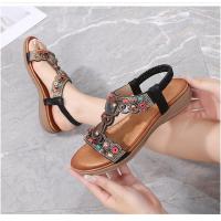 Sandalias de Mujer 2025 |   Estilo Boho Étnico con Cuentas y Cristales - Sandalias Deportivas de Tira Elástica Ajustable |   Zapatos Verano Mujer para Diario y Vacaciones - details 30
