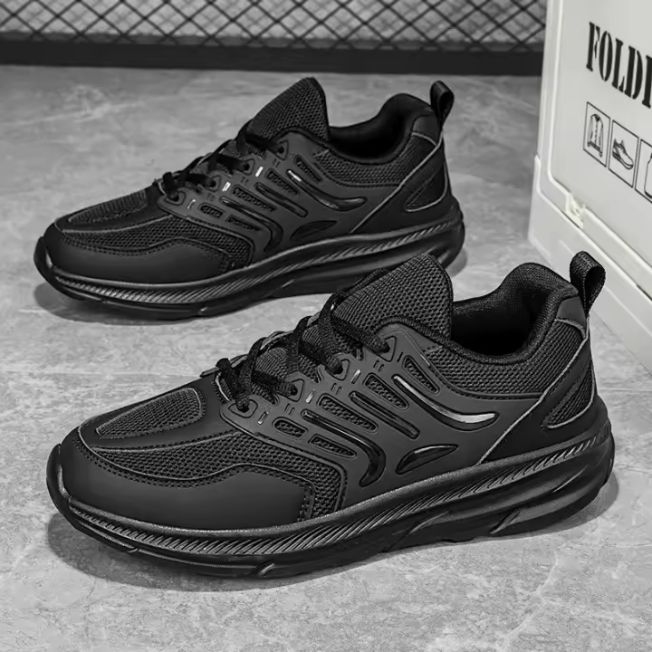 Zapatos de lona informales ultraligeros para hombre, calzado informal de gran tamaño con un pie para caminar a paso ligero, para comodidad deportiva y - 1