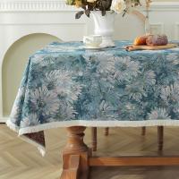 Mantel Vintage Floral con Estampado Decoración de Mesa Campestre para Comedor y Centro de Salón - details 8