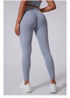Pantalones deportivos con bolsillos dobles para mujer, ropa exterior ajustada, pantalones deportivos de cintura alta para yoga, fitness, caminar, nuevos - details 1