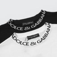 Camiseta de Algodón con Jacquard Cuello Redondo, Manga Corta, Moda Callejera de Verano para Hombres - details 10