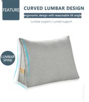 Cojín de Cama para Oficina Sofá Almohada de Lectura para TV Cojín de Lumbar Cómodo Sofá de Dormir Triángulo Pillow Decoración del Hogar - details 7