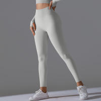Hamidou-Pantalones deportivos de Yoga para mujer, mallas de cintura alta y caderas ajustadas, glúteos de melocotón, pantalones de Yoga desnudos de cintura alta - details 81