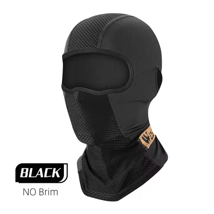 Pasamontañas de motocicleta para hombre y mujer, sombrero de protección solar a prueba de polvo, gorra Anti-UV, cubierta de cara completa, Verano - 1