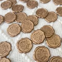 Juego de sobres Vintage, tarjeta de invitación, sobre de piel de oveja, sobre de agradecimiento, sello bronceado, tarjeta de felicitación Retro romántica, 10 Uds. - details 15