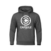Sudadera con Capucha de Manga Larga Suelta para Hombres Color Sólido Americano Retro - details 1