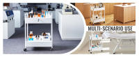 Carro de laboratorio SucceBuy, carro utilitario de acero inoxidable. Carro médico, para laboratorio, hospital, odontología, salón y belleza. - details 4