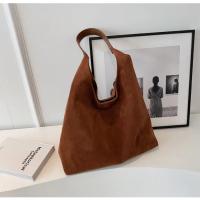 Bolso de hombro de gamuza de gran capacidad para mujer, bolso de viaje informal Simple, bolsos Retro, Otoño e Invierno - details 30