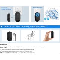 Minitimbre inalámbrico impermeable IP55, timbre de pared enchufable, rango de 1000 pies, 55 campanillas, 5 niveles de volumen - details 4