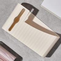 Soporte para bolsa de basura montado en la pared, estante de almacenamiento para bolsas de comestibles colgante para el hogar, dispensador de bolsas de basura sin perforaciones de gran capacidad - details 7