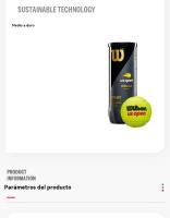 Pelotas de Tenis Wilson Oficiales - Abierto de EE. UU., Roland Garros, Shanghai Masters (Pack de 3) - Nivel Competición para Todas las Superficies - details 5