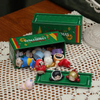 8 unids/set Mini contenedor modelo Mini caja de almacenamiento de hierro decoración creativa recoger artículos pequeños caja de almacenamiento en miniatura de escritorio regalos - details 0