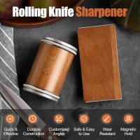 Kit de afilador de cuchillos de diamante, ángulo magnético de cocina, cuchillo de borde recto de 15 y 20 grados - details 3