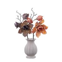 Rama de Magnolia Artificial de lujo, elegante simulación de tacto Real, Magnolia grande hecha a mano, flor falsa realista - details 6