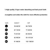Ropa Interior de Alta Cintura para Mujeres A Prueba de Fugas Fisiólogicas Talla Grande L-4XL - details 0